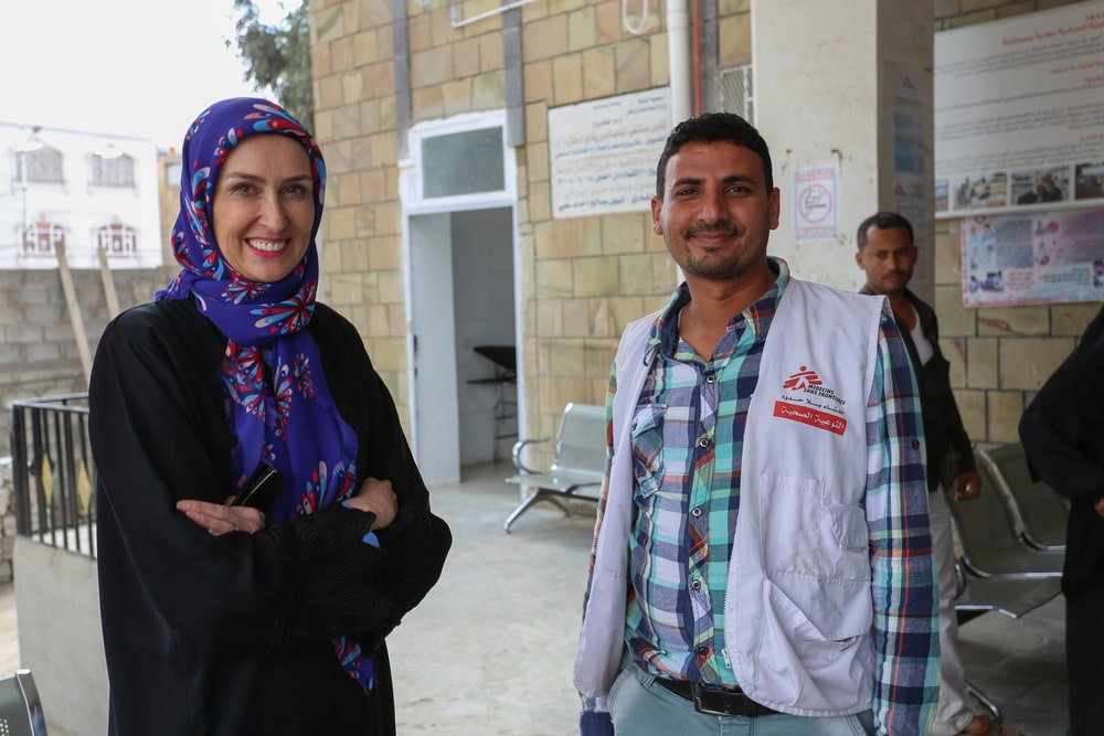 Humanitarian negotiators in the field